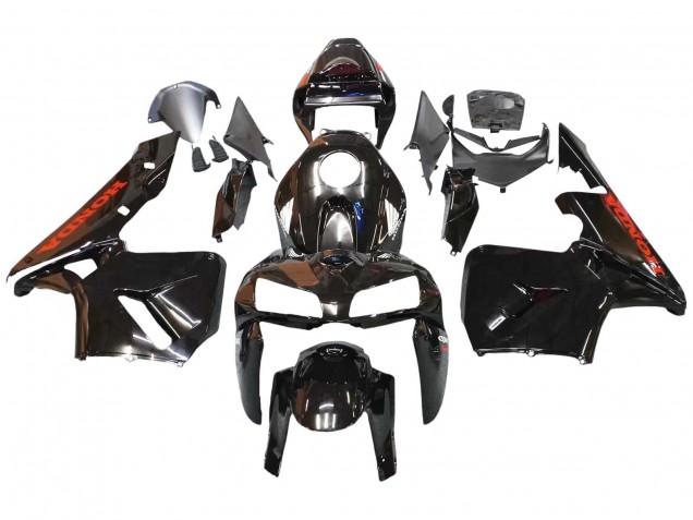 Billige Honda CBR600RR Motorrad Verkleidung 2005-2006 - Glanzendes Schwarz