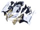 Billige Honda CBR600RR Motorrad Verkleidung 2005-2006 - Gold Weiss Schwarz