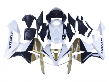 Billige Honda CBR600RR Motorrad Verkleidung 2005-2006 - Gold Weiss Schwarz
