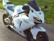 Billige Honda CBR600RR Motorrad Verkleidung 2005-2006 - Weiss Gold