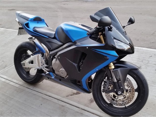 Billige Honda CBR600RR Motorrad Verkleidung 2005-2006 - Schwarz Blau