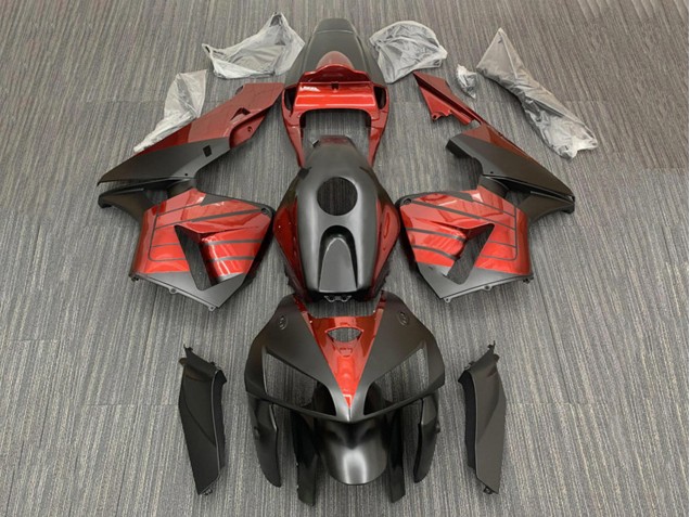Billige Honda CBR600RR Motorrad Verkleidung 2005-2006 - Schwarz Rot
