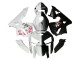 Billige Honda CBR600RR Motorrad Verkleidung 2005-2006 - Schwarz Weiss mit Kirschblute