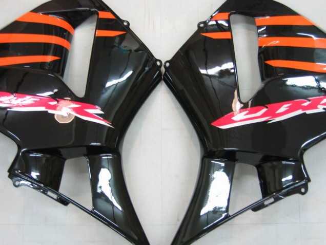 Billige Honda CBR600RR Motorrad Verkleidung 2005-2006 - Orange Schwarz Silber