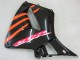 Billige Honda CBR600RR Motorrad Verkleidung 2005-2006 - Orange Schwarz Silber