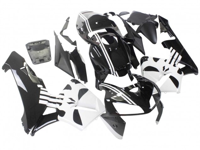 Billige Honda CBR600RR Motorrad Verkleidung 2005-2006 - Schwarz Weiss