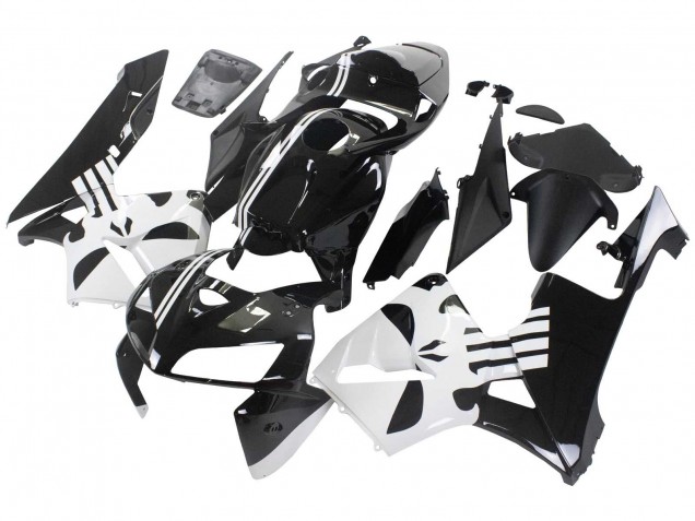 Billige Honda CBR600RR Motorrad Verkleidung 2005-2006 - Schwarz Weiss