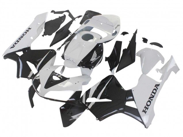 Billige Honda CBR600RR Motorrad Verkleidung 2005-2006 - Schwarz Weiss