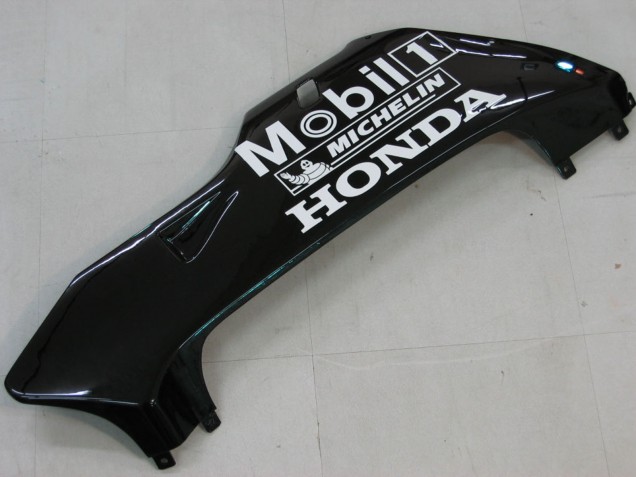 Billige Honda CBR600RR Motorrad Verkleidung 2005-2006 - Glanzendes Schwarz Weiss West