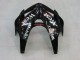Billige Honda CBR600RR Motorrad Verkleidung 2005-2006 - Glanzendes Schwarz Weiss West
