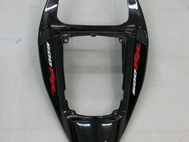 Billige Honda CBR600RR Motorrad Verkleidung 2005-2006 - Glanzendes Schwarz Weiss West