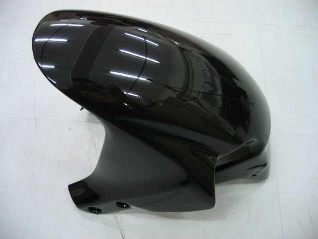 Billige Honda CBR600RR Motorrad Verkleidung 2005-2006 - Glanzendes Schwarz Grau Flamme