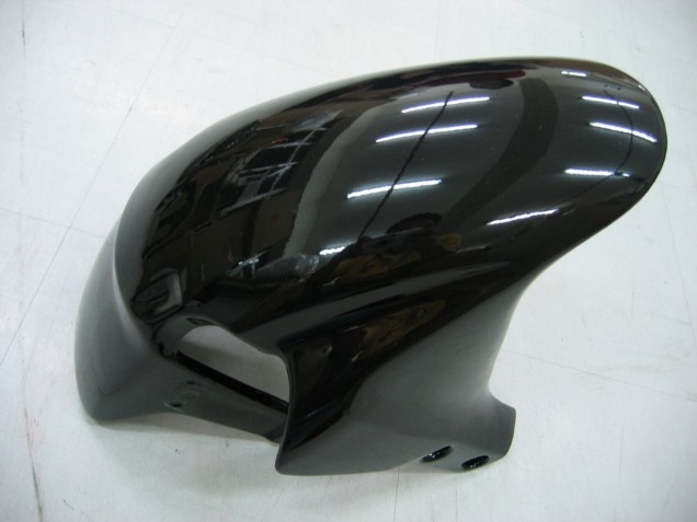 Billige Honda CBR600RR Motorrad Verkleidung 2005-2006 - Glanzendes Schwarz Grau Flamme