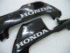 Billige Honda CBR600RR Motorrad Verkleidung 2005-2006 - Glanzendes Schwarz Grau Flamme