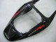 Billige Honda CBR600RR Motorrad Verkleidung 2005-2006 - Glanzendes Schwarz Grau Flamme