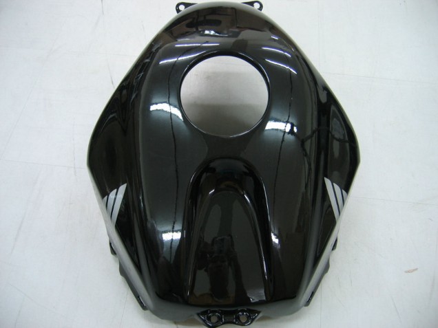 Billige Honda CBR600RR Motorrad Verkleidung 2005-2006 - Glanzendes Schwarz Grau Flamme