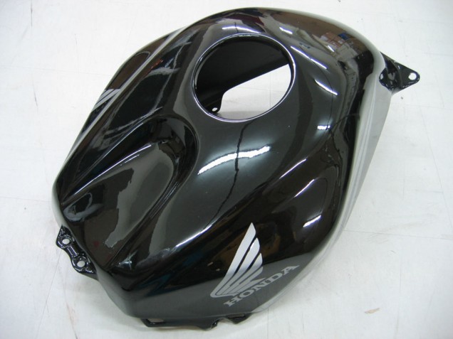 Billige Honda CBR600RR Motorrad Verkleidung 2005-2006 - Glanzendes Schwarz Grau Flamme