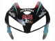 Billige Honda CBR600RR Motorrad Verkleidung 2005-2006 - Hellblau Schwarz 35
