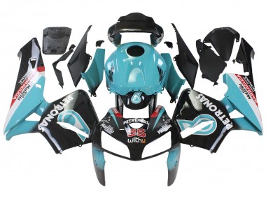 Billige Honda CBR600RR Motorrad Verkleidung 2005-2006 - Hellblau Schwarz 35
