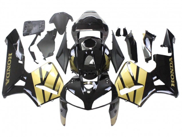 Billige Honda CBR600RR Motorrad Verkleidung 2005-2006 - Schwarzes Gold