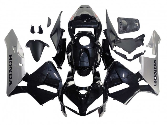 Billige Honda CBR600RR Motorrad Verkleidung 2005-2006 - Schwarz Silber