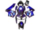 Billige Honda CBR600RR Motorrad Verkleidung 2005-2006 - Blau Schwarz mit Rot Linie