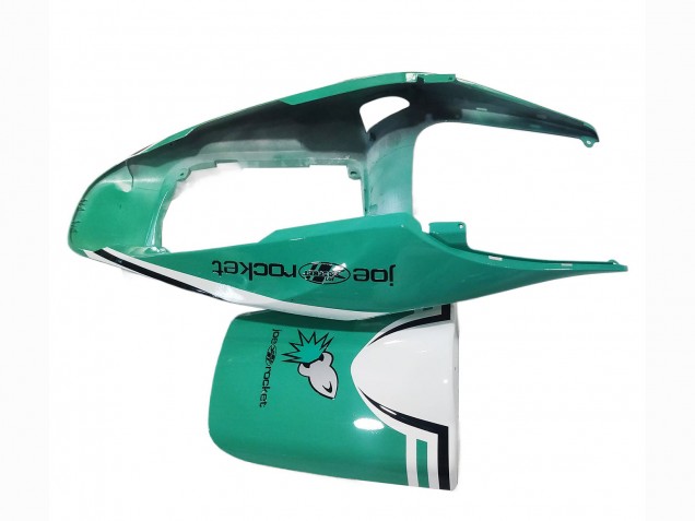 Billige Honda CBR600RR Motorrad Verkleidung 2005-2006 - Hellgrun Weiss Glanzendes Schwarz Joe Rocket