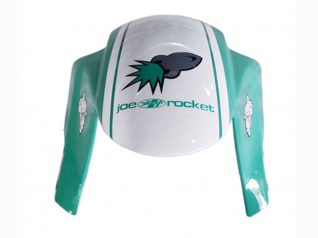 Billige Honda CBR600RR Motorrad Verkleidung 2005-2006 - Hellgrun Weiss Glanzendes Schwarz Joe Rocket