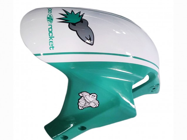 Billige Honda CBR600RR Motorrad Verkleidung 2005-2006 - Hellgrun Weiss Glanzendes Schwarz Joe Rocket