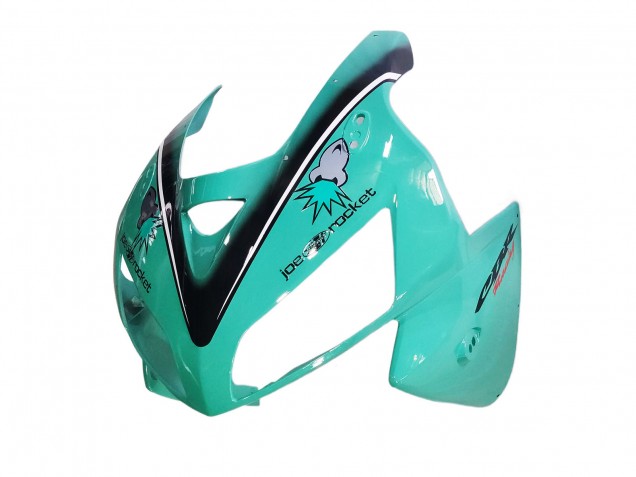 Billige Honda CBR600RR Motorrad Verkleidung 2005-2006 - Hellgrun Weiss Glanzendes Schwarz Joe Rocket