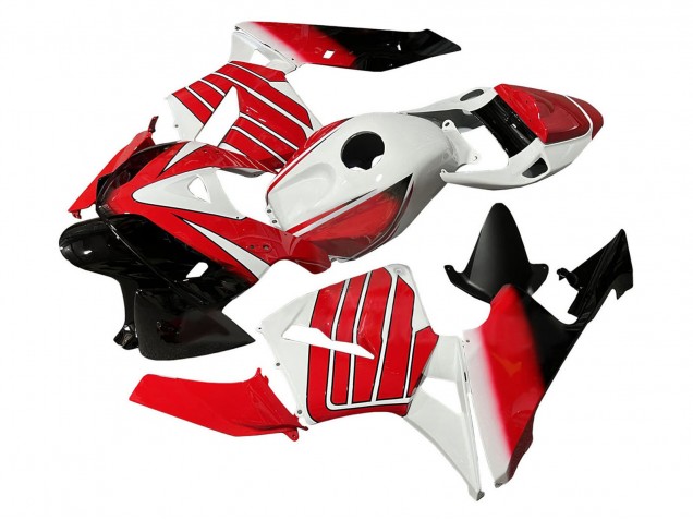 Billige Honda CBR600RR Motorrad Verkleidung 2005-2006 - Rot Weiss Schwarz