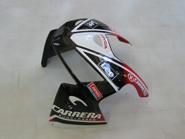 Billige Honda CBR600RR Motorrad Verkleidung 2005-2006 - Rot Weiss Blau Denso