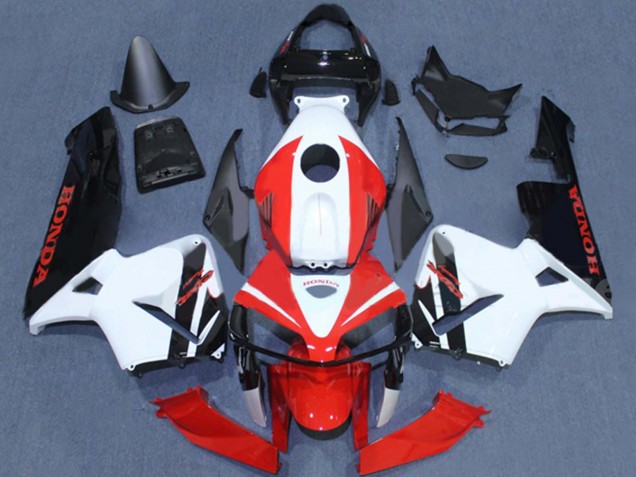 Billige Honda CBR600RR Motorrad Verkleidung 2005-2006 - Rot Weiss Schwarz