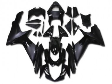 Billige Suzuki GSXR 600/750 Motorrad Verkleidung 2011-2024 - Glanzendes Schwarz Matt Schwarz