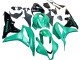 Billige Honda CBR600RR Motorrad Verkleidung 2007-2008 - Grun Glanzendes Schwarz