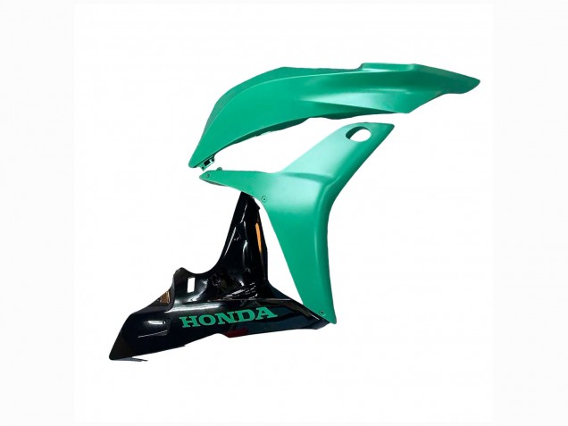 Billige Honda CBR600RR Motorrad Verkleidung 2007-2008 - Grun Glanzendes Schwarz