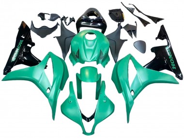 Billige Honda CBR600RR Motorrad Verkleidung 2007-2008 - Grun Glanzendes Schwarz