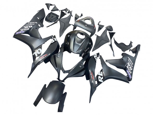 Billige Honda CBR600RR Motorrad Verkleidung 2007-2008 - Matt Schwarz Weiss Repsol