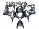 Billige Honda CBR600RR Motorrad Verkleidung 2007-2008 - Matt Schwarz Weiss Repsol