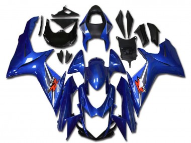 Billige Suzuki GSXR 600/750 Motorrad Verkleidung 2011-2024 - Blau