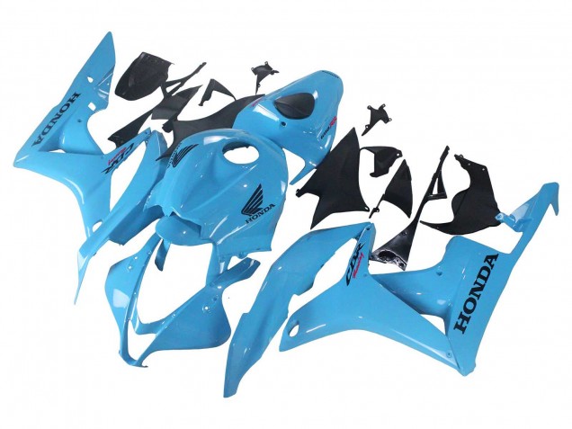 Billige Honda CBR600RR Motorrad Verkleidung 2007-2008 - Hellblau Rennen