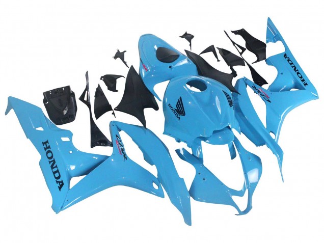 Billige Honda CBR600RR Motorrad Verkleidung 2007-2008 - Hellblau Rennen