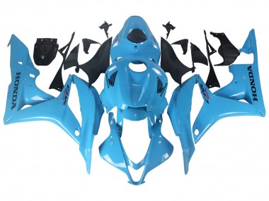 Billige Honda CBR600RR Motorrad Verkleidung 2007-2008 - Hellblau Rennen