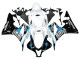 Billige Honda CBR600RR Motorrad Verkleidung 2007-2008 - Weiss Hellblau Glanzendes Schwarz