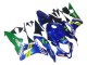 Billige Honda CBR600RR Motorrad Verkleidung 2007-2008 - Blau Grun MoviStar Castrol
