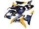 Billige Honda CBR600RR Motorrad Verkleidung 2007-2008 - Orange Dunkel Blau Trick Star 06