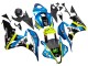 Billige Honda CBR600RR Motorrad Verkleidung 2007-2008 - Grun Gelb Glanzendes Schwarz Hai 46