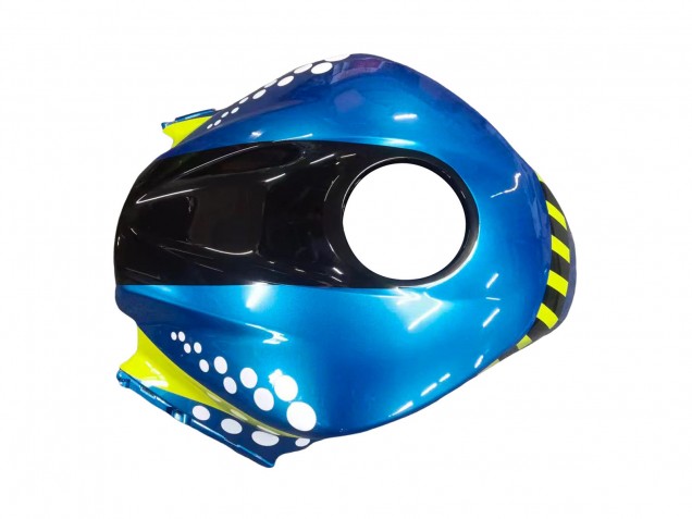 Billige Honda CBR600RR Motorrad Verkleidung 2007-2008 - Grun Gelb Glanzendes Schwarz Hai 46