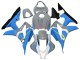 Billige Honda CBR600RR Motorrad Verkleidung 2007-2008 - Nardo Grau Blau Weiss Glanzendes Schwarz