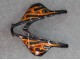 Billige Honda CBR600RR Motorrad Verkleidung 2007-2008 - Glanzendes Schwarz Orange Flamme
